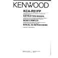 KENWOOD KCAR51FP Owner's Manual