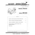 SHARP CR510 Service Manual