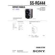 SONY SSRG444 Service Manual