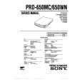 SONY PRD650MC Service Manual
