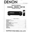 DENON DCD1015 Service Manual