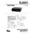 SONY TAAV411 Service Manual