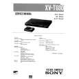 SONY XV-T600 Service Manual