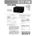 SONY TC717 Service Manual