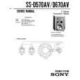 SONY SS-D570AV Service Manual