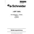 SCHNEIDER SPF1000 Owner's Manual