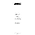 ZANUSSI ZGG6411W Owner's Manual