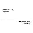THORENS TD125 Owner's Manual