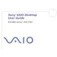 SONY PCV-RX402 VAIO Owner's Manual