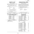 SHARP PG-M25X Parts Catalog