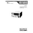 SONY VO5850 Service Manual