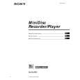 SONY MDSDRE1 Owner's Manual