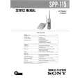 SONY SPP115 Service Manual