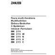 ZANUSSI BMN215 Owner's Manual