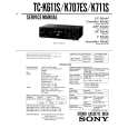 SONY TCK707 Service Manual