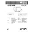 SONY KV8AD10 Service Manual