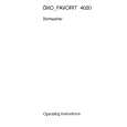 AEG FAV4020BIOW Owner's Manual