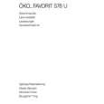 AEG FAV578U-WDK Owner's Manual
