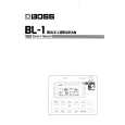 BOSS BL-1 Owner's Manual