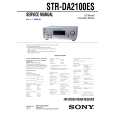 SONY STRDA2100ES Service Manual