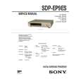 SONY SDPEP9ES Owner's Manual