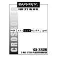 NADY AUDIO GX-22SW Owner's Manual