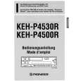 PIONEER KEH-P4500R (F) Owner's Manual
