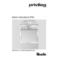 PRIVILEG 9760 Owner's Manual