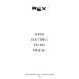 REX-ELECTROLUX FM040N Owner's Manual
