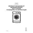 ELECTROLUX EWF1025 Owner's Manual