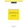 ZANUSSI ZGF329IX Owner's Manual