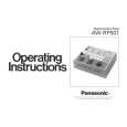 PANASONIC AWRP501 Owner's Manual