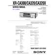 SONY XR-C1300 Service Manual