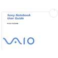 SONY PCG-FX209K VAIO Owner's Manual