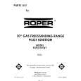 WHIRLPOOL FGP310VW1 Parts Catalog