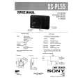 SONY XSPL55 Service Manual