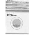 ELECTROLUX WH3000T Owner's Manual