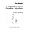 PANASONIC ER214 Owner's Manual