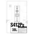 JBL S412PII Owner's Manual