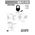 SONY MDRP1 Service Manual