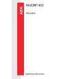 AEG FAVORIT403 Owner's Manual