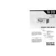 SONY TA-313 Service Manual