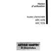 ARTHUR MARTIN ELECTROLUX AFC635W Owner's Manual