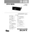 SONY XR6088 Service Manual