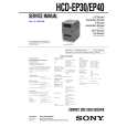 SONY HCDEP30 Service Manual