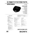 SONY D171V Service Manual