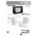 SONY KV2068EC Service Manual
