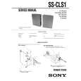 SONY SSCLS1 Service Manual