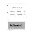 DE DIETRICH LZ9619E2 Owner's Manual