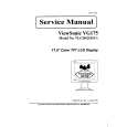 VIEWSONIC VG175 Service Manual